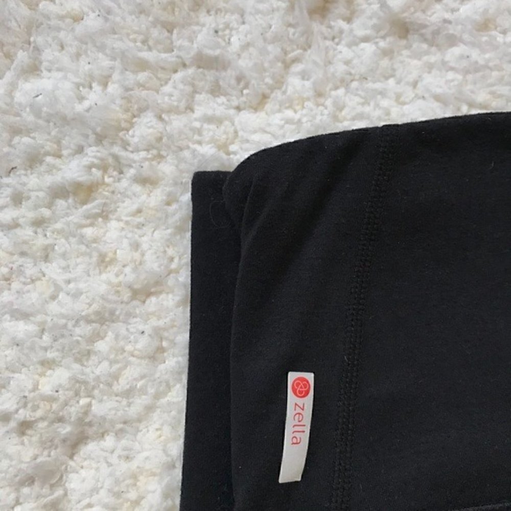 Zella Versatile Solid Black 'Hatha' High Waist Cr… - image 4